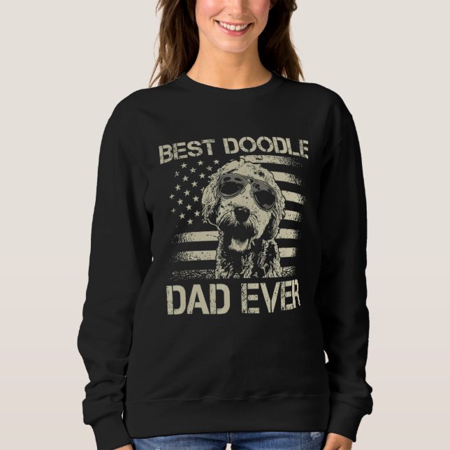 Mens Best Doodle Vater je Goldendoodle Merican Fl Sweatshirt (Vorderseite)