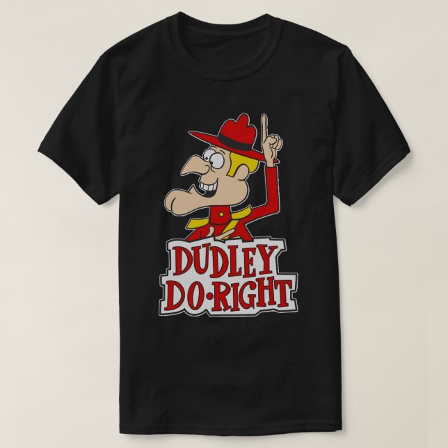 Mens Best Dudley Do right Geschenke für Filmfans T-Shirt (Design vorne)