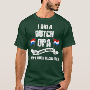 Mens Best Dutch Opa Gezelliger Funny T-Shirt