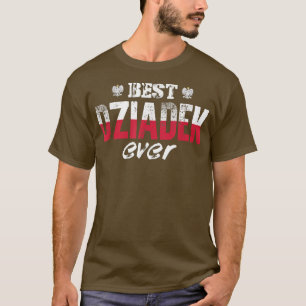 Mens Best Dziadek je polnischer Großvater T-Shirt