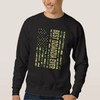 Mens Best Dziadzia je US American Flag Grandpa F Sweatshirt