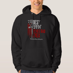 Mens Best Effinu2019 Bonus Vater je Daddy Gun Righ Hoodie