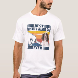 Mens Best English Springer Spanier Vater Ever Funn T-Shirt