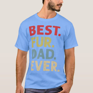 Mens Best Fur Vater Ever Design for Men Cat Daddy  T-Shirt
