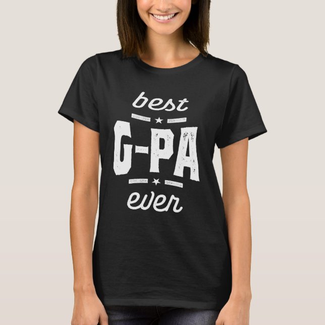 Mens Best G-Pa je Geschenk Opa-Geschenk T-Shirt (Vorderseite)