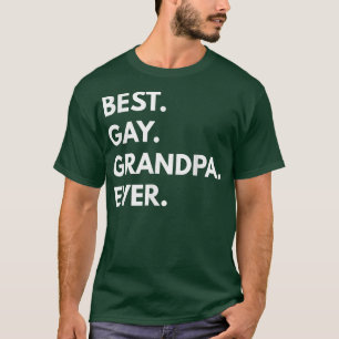 Mens Best Gay Opa je LGBT Pride T-Shirt