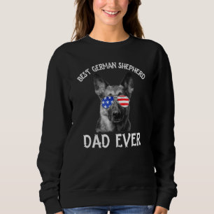 Mens Best German Shepherd Dog Vater Ever American Sweatshirt
