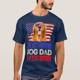Mens Best Golden Retriever Vater jemals American F T-Shirt