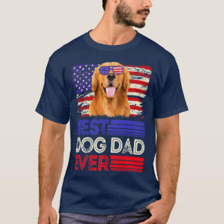 Mens Best Golden Retriever Vater jemals American F T-Shirt