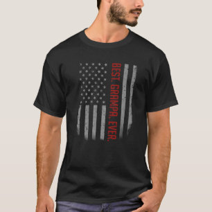 Mens Best Grampa je amerikanische Flagge für Vater T-Shirt