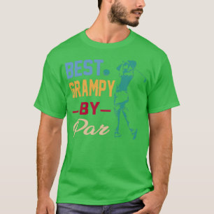 Mens Best Grampy by Par Golf Lover Best Vathers Da T-Shirt