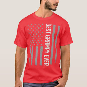 Mens Best Grampy je American Flag Geschenke für Fe T-Shirt