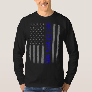 Mens Best Grampy jemals American Flag für Vatersch T-Shirt