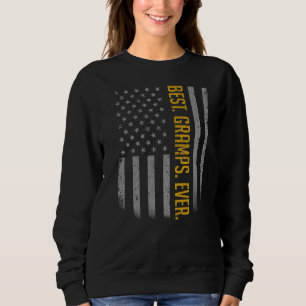 Mens Best Grams je amerikanische Fahne für Vaterin Sweatshirt
