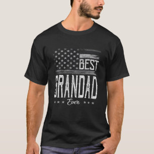 Mens Best Grandad jemals American Flag Grandpa-Ges T-Shirt
