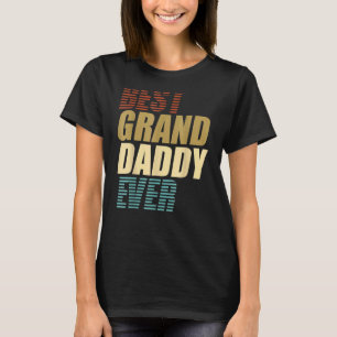 Mens Best Granddaddy je Großeltern Vater Vater T-Shirt