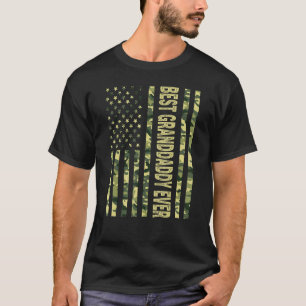 Mens Best Granddaddy je US-amerikanische Flagge Gr T-Shirt