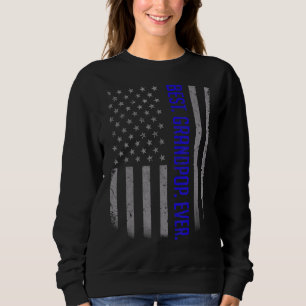 Mens Best Grandpop jemals amerikanische Flagge für Sweatshirt