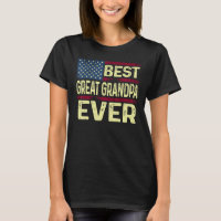 Mens Best Great Opa Ever American Patriotic Fire
