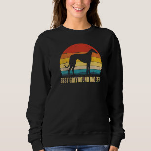 Mens Best Greyhound Vater Ever Funny Dog Vater's D Sweatshirt