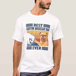 Mens Best Griffon Bruxellois Vater Ever Funny Dog T-Shirt