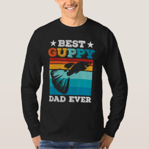 Mens Best Guppy Vater Ever Aquarium Fish Keeper GG T-Shirt