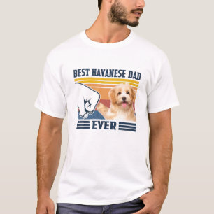 Mens Best Havanese Vater Ever Funny Dog Lover Vate T-Shirt