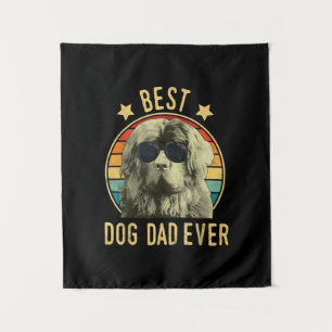 Mens Best Hund Vater je Neufundland Fars Day Wandteppich
