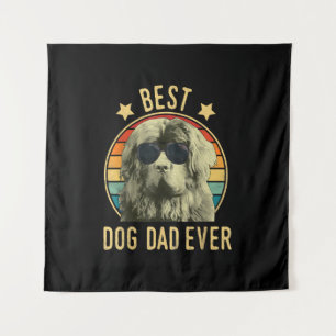 Mens Best Hund Vater je Neufundland Fars Day Wandteppich