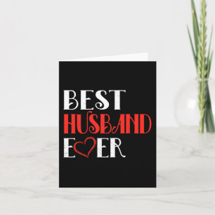 Mens Best Husband Ever T-Shirt Valentinstag Gesche Karte