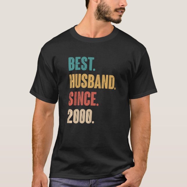 Mens Best Husband seit 2000 - 23. T-Shirt (Vorderseite)