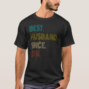 Mens Best Husband Seit 2014 Vintage Paare Marri T-Shirt