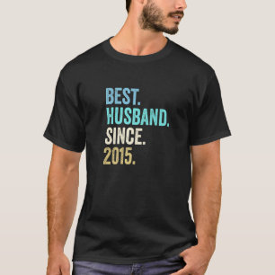 Mens Best Husband seit 2015 7th Wedding Anniversa T-Shirt