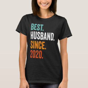 Mens Best Husband Seit 2020 3. Hochzeitstag T-Shirt