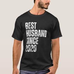 Mens Best Husband seit 2020 Vintage Wedding Anniv T-Shirt