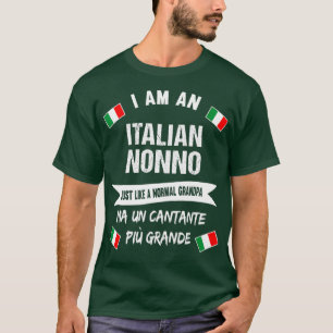 Mens Best Italian Nonno  Great Italian Grandpa T-Shirt