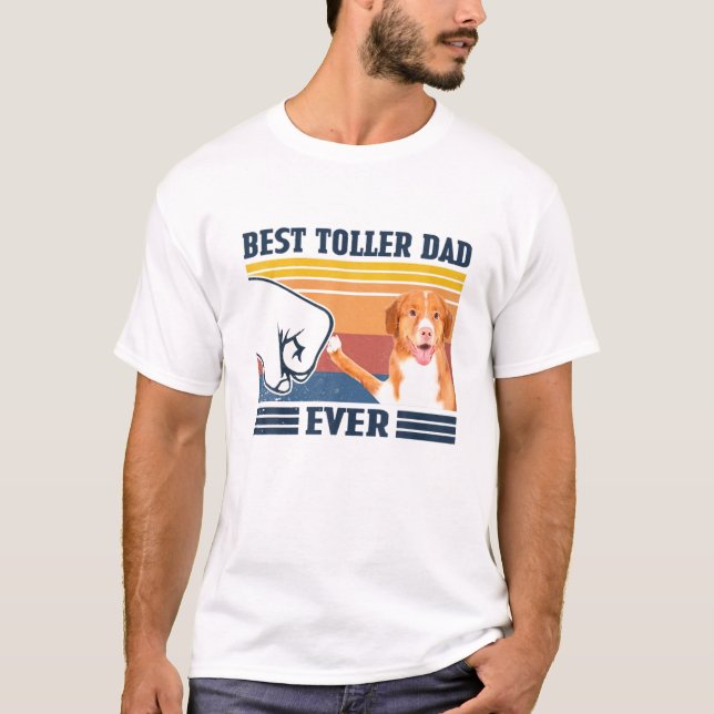 Mens Best Nova Scotia Duck Tolling Retriever Vater T-Shirt (Vorderseite)