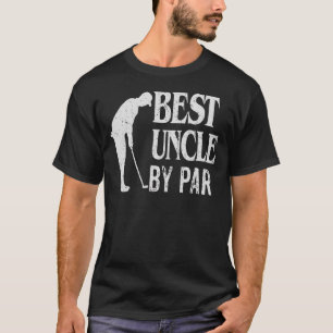 Mens Best Oncle Par Vintag Pro Golfer Väter T-Shirt
