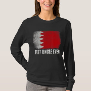 Mens Best Onkel je Bahrain Flag Patriotischer Vate T-Shirt