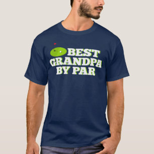 Mens Best Opa von Par Funny Golf Vathday T-Shirt