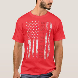 Mens Best Pa je amerikanische Flagge Großvater Vat T-Shirt