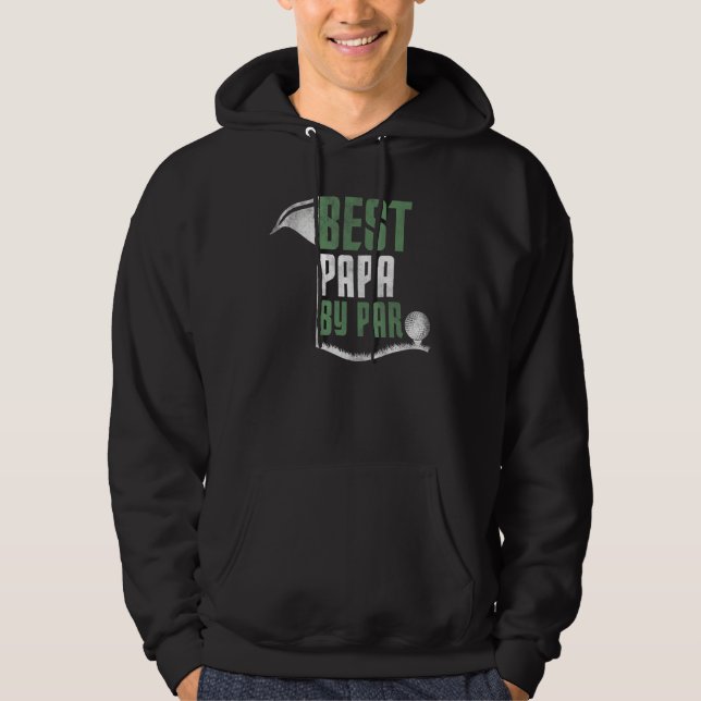 Mens Best Papa by Par Father s Day Golf  Papa Golf Hoodie (Vorderseite)