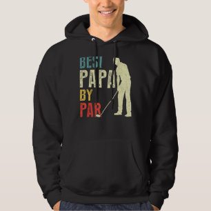 Mens Best Papa by Par Golf Vater's Day Daddy Hoodie
