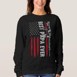 Mens Best Papa Ever Vater Gun Rights Ar-15 America Sweatshirt