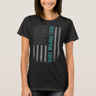 Mens Best Papaw-Fahne je US-amerikanische Flagge f T-Shirt