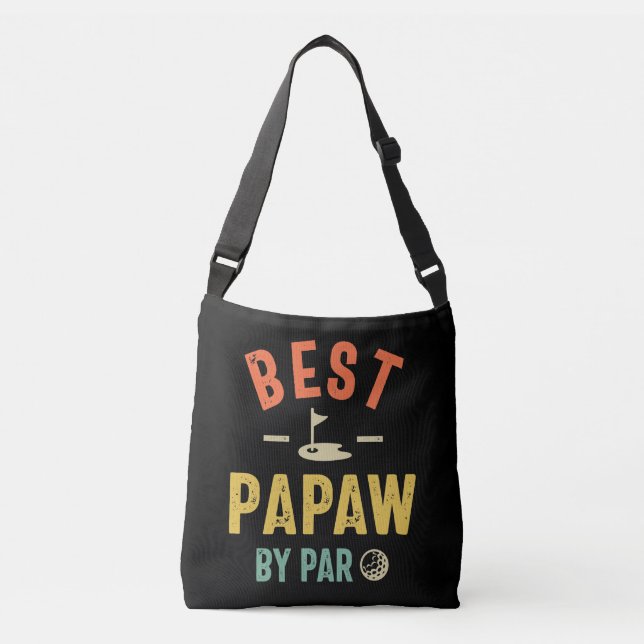 Mens Best Papaw Geschenk von Par Father Gift Tragetaschen Mit Langen Trägern (Vorderseite)