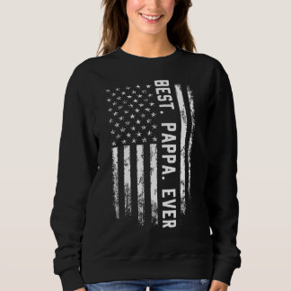 Mens Best Pappa je amerikanische Flagge für Männer Sweatshirt