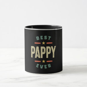 Mens Best Pappy je Vater Opa-Geschenk Tasse