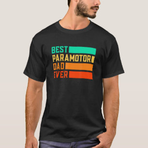 Mens Best Paragliding Vater je Parachute Paraglidi T-Shirt