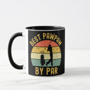 Mens Best Pawpaw by Par Vintage Geschenke für Paw  Tasse